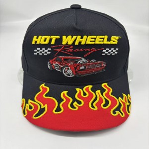 Custom Logo Hat  Cotton Soft Unstructured Patchwork Dad Cap (2)